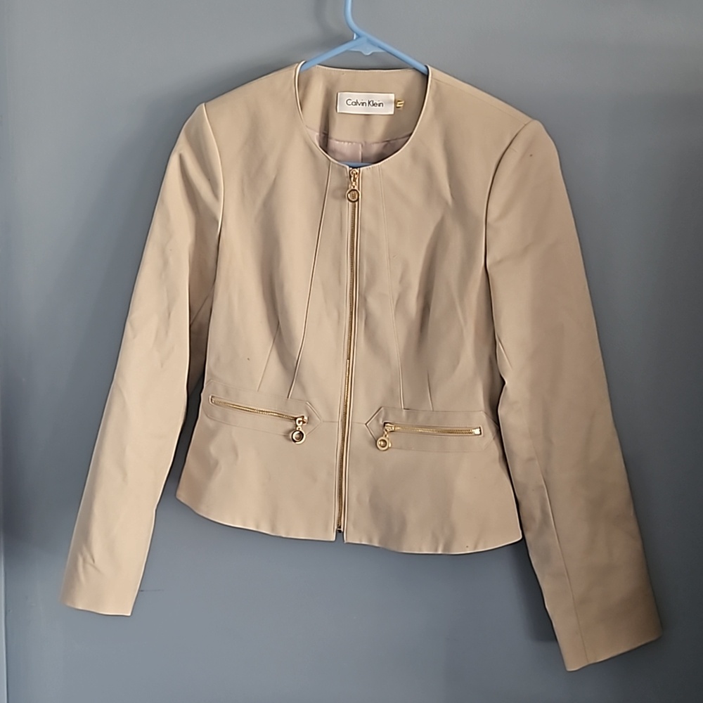 Calvin Klein beige jacket
